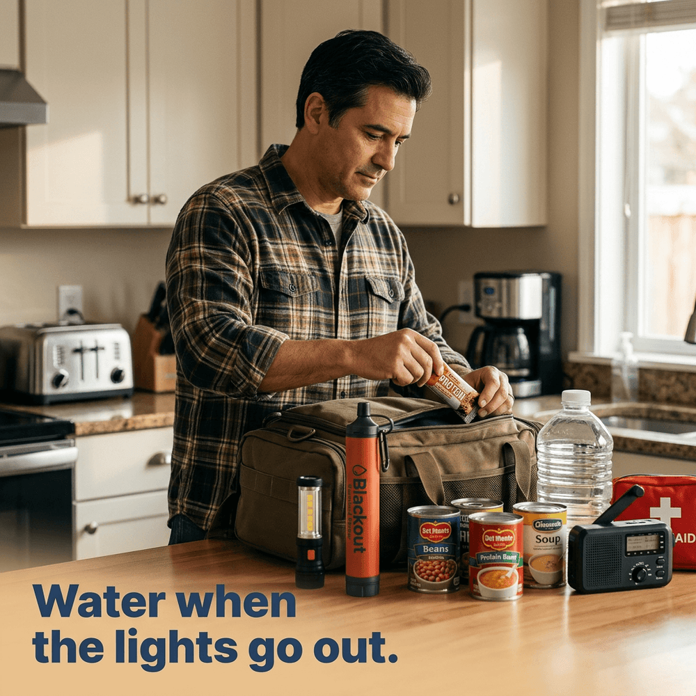 Blackout Water Survival Straw